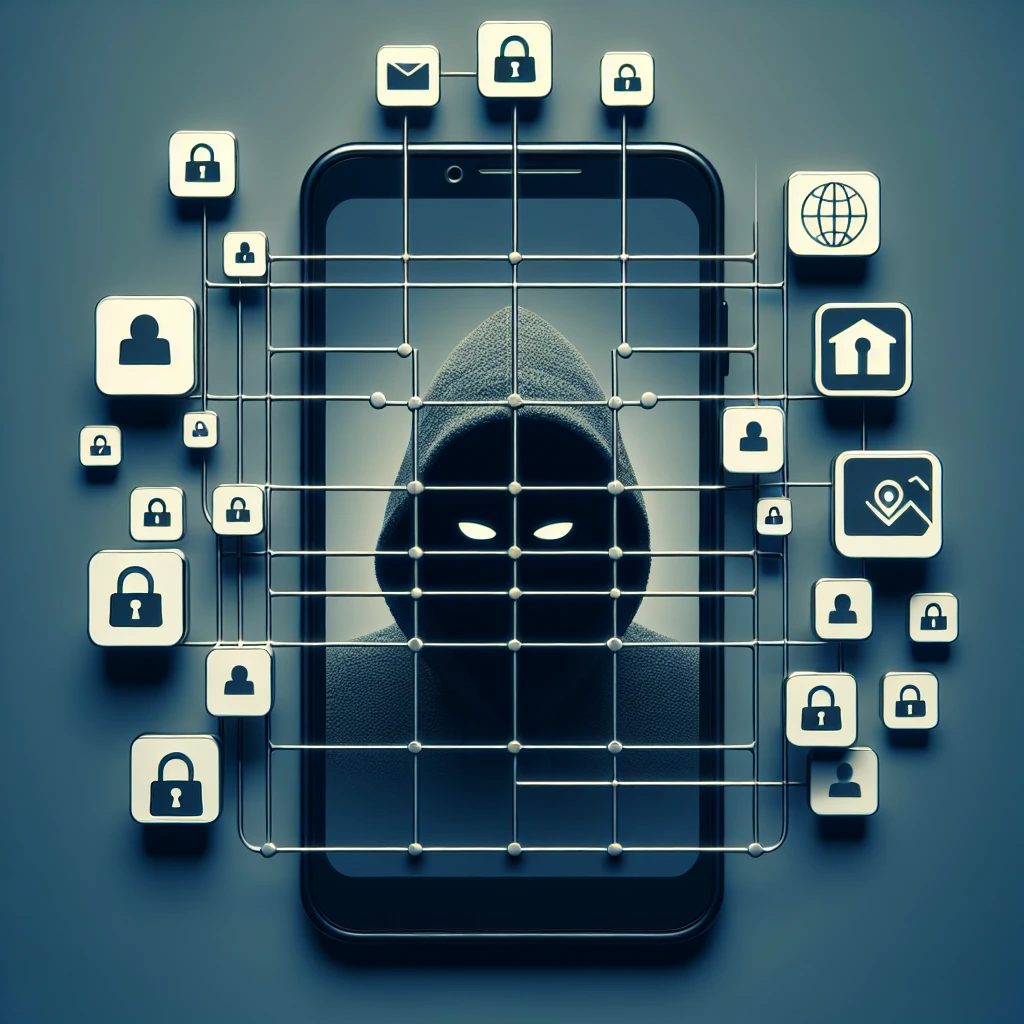 "Ilustração de uma pessoa navegando no Instagram de forma anônima, representando dicas para utilizar a rede social sem revelar identidade, conforme abordado no artigo 'Instagram Anônimo: Como Navegar na Rede Social sem Revelar Sua Identidade'."